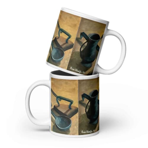 Coffee Mug - Genesis of Form - Still Life Rustic Vessels | Work by Eman's Gallery