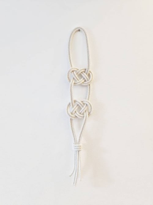 Small Double Josephine Knot, Nautical Home Decorations | Wall Hangings by Damaris Kovach