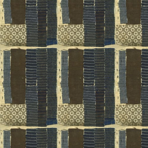 Chayiro, Brass | Linens & Bedding by Philomela Textiles & Wallpaper
