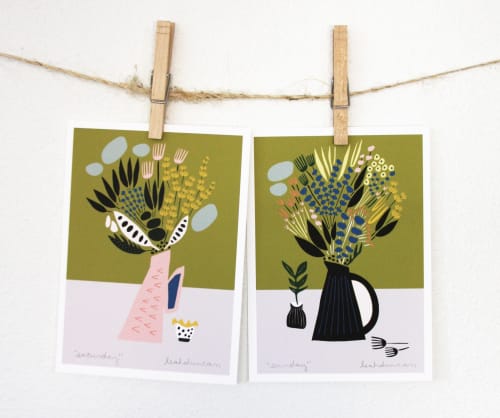 Saturday and Sunday Still Life Set | Prints by Leah Duncan