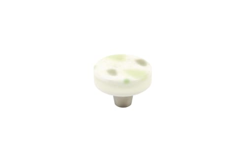 Terrazzo Tea Green Circle Knob | Hardware by Windborne Studios