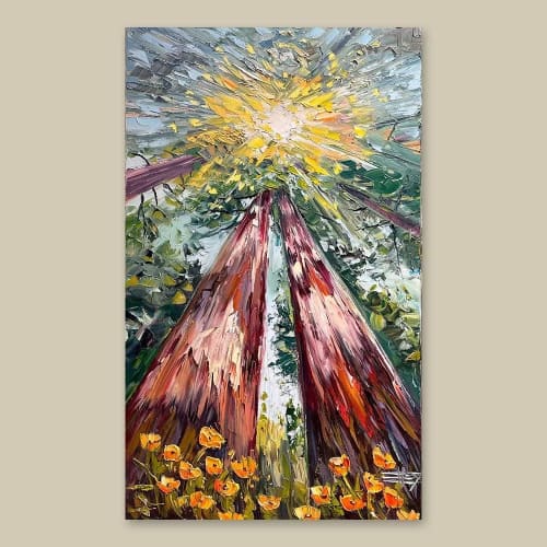 The Stillness That Made Me | Oil And Acrylic Painting in Paintings by Lisa Elley ART