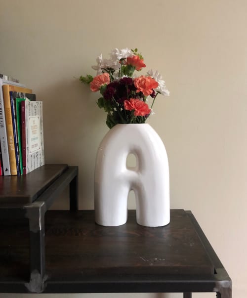 Ceramic Vase | Letter A | Vases & Vessels by Studio Patenaude