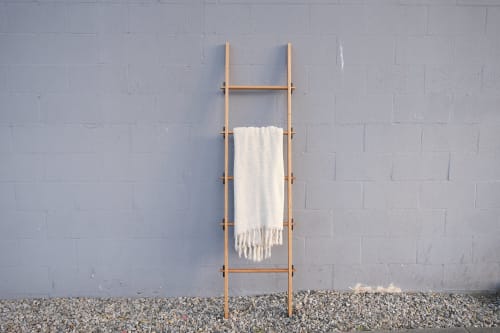 Alt-Tusked Throw Ladder | Rack in Storage by Oliver Inc. Woodworking