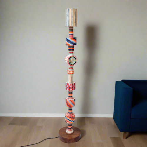 Totem Floor Lamp | Lamps by Rust Designs