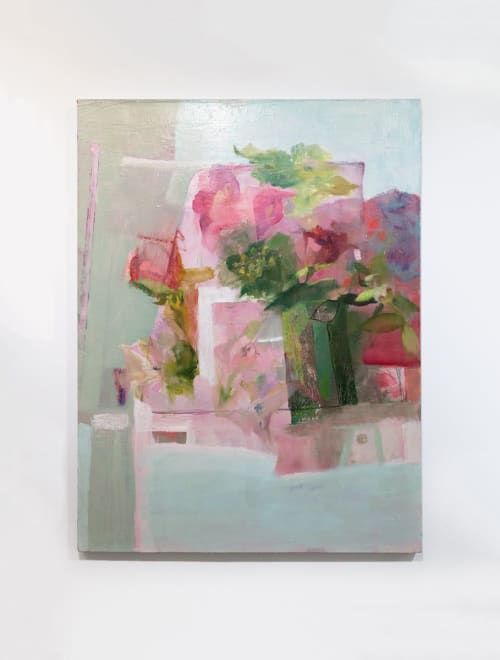 Spring Bouquet II | Oil And Acrylic Painting in Paintings by Sorelle Gallery