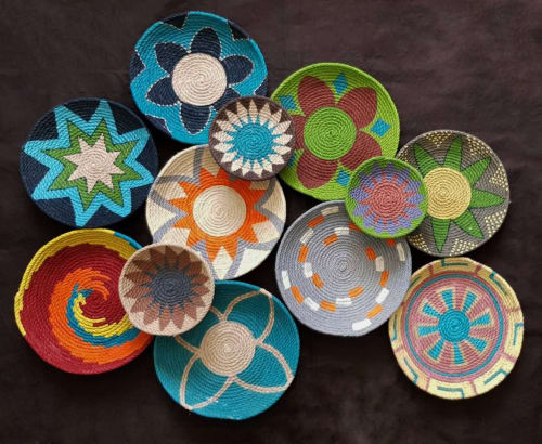 Boho Wall Plates Set of 12 | Ornament in Decorative Objects by Sarmal Design