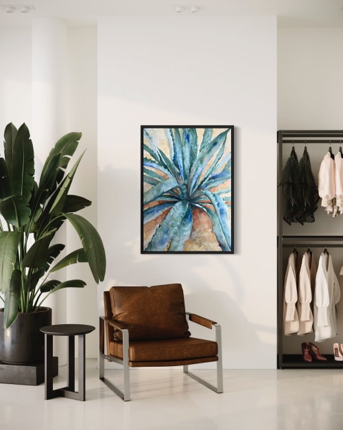 Agave "20x28" | Paintings by Maya M