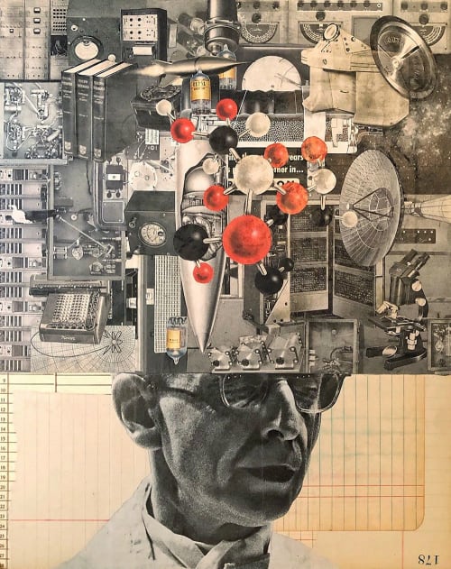The Scientist | Mixed Media in Paintings by Glen Gauthier