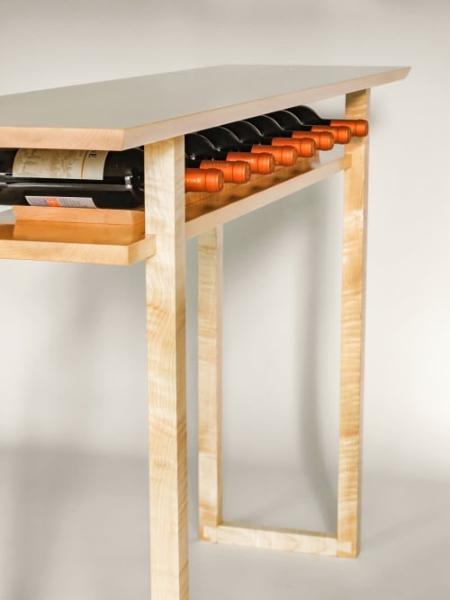 The Tasting Table – Tiger Maple | Tables by Mokuzai Furniture
