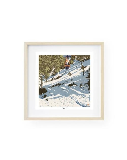 Ski Lift - 60s Scenes | Prints by Birdsong Prints