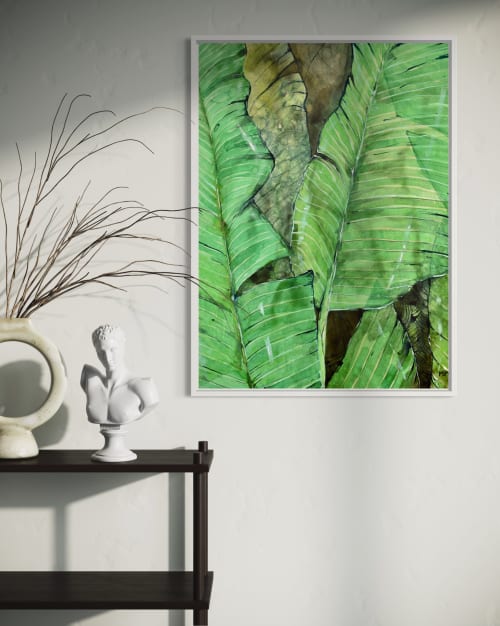 "Lost in the Jungle 1" 21x29 | Paintings by Maya M