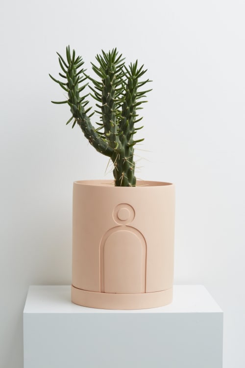 Large Etch Planter | Vases & Vessels by Capra Designs