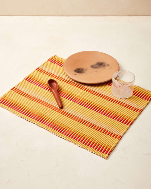 Ridges Placemat - Goldfinch | Tableware by MINNA