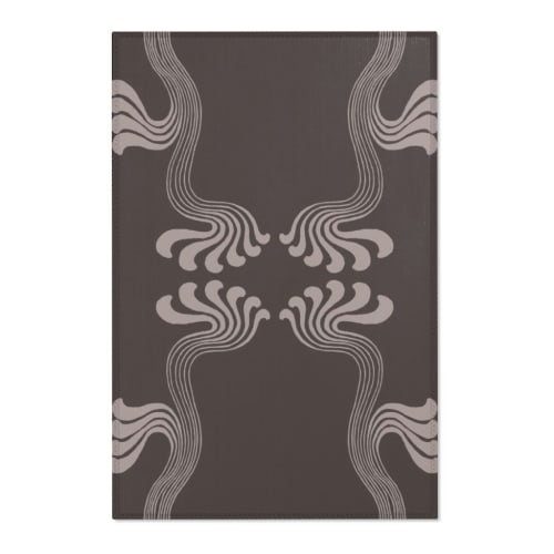 Art Nouveau Paisley no.1 Area Rug | Rugs by Odd Duck Press
