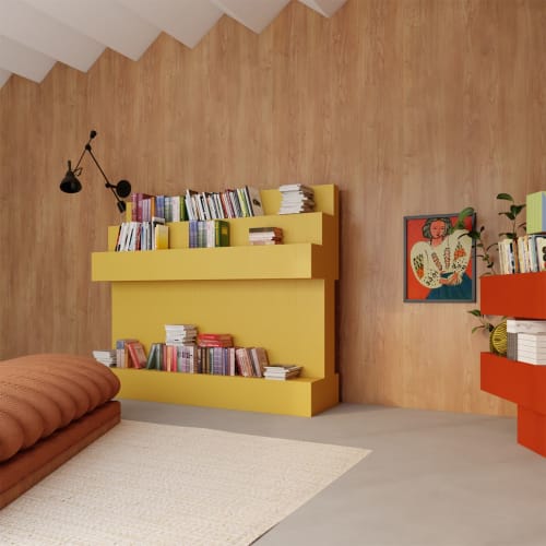 Yellow Bookcase | Storage by REJO studio