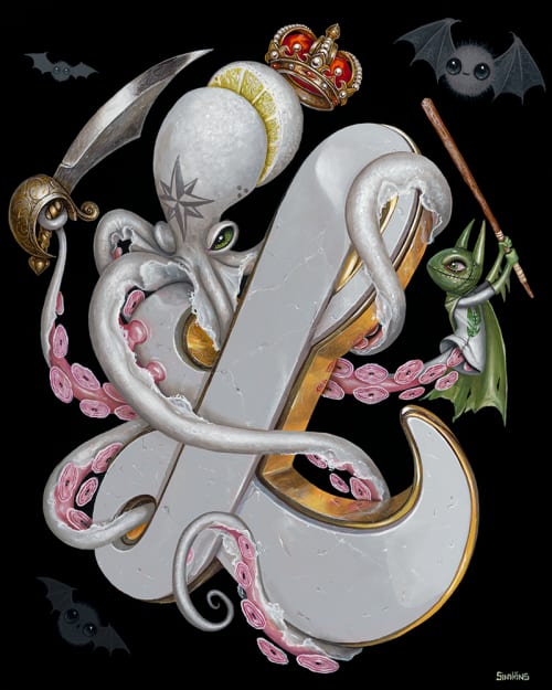 "Capital L" | Prints by Greg "CRAOLA" Simkins