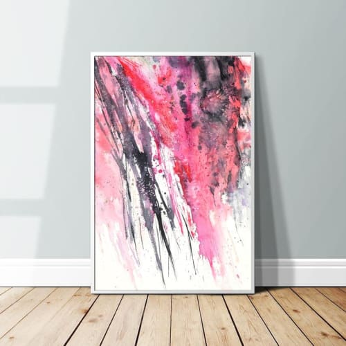 Wisteria | Watercolor Painting in Paintings by Brazen Edwards Artist