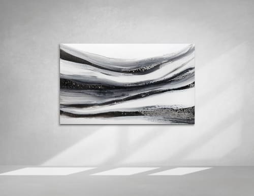 In Black & White II | Oil And Acrylic Painting in Paintings by Teodora Guererra Fine Art