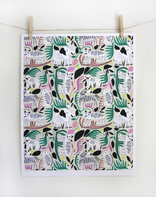 Jungle Forest Print | Prints by Leah Duncan
