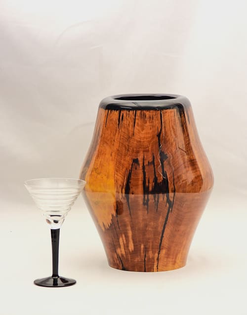 Mellt Glas - Spalted Maple and Resin Vase | Decorative Bowl in Decorative Objects by Scott Williams - Unique Originals