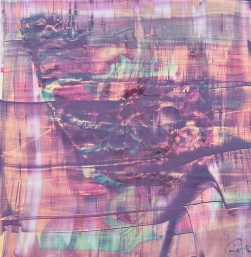Sadness on the Hudson (12"x12") | Mixed Media in Paintings by The Art Of Gary Gore