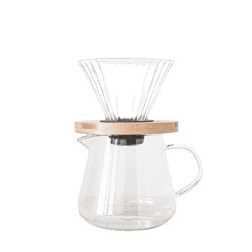 Clear Pour Over Set | Drinkware by Vanilla Bean