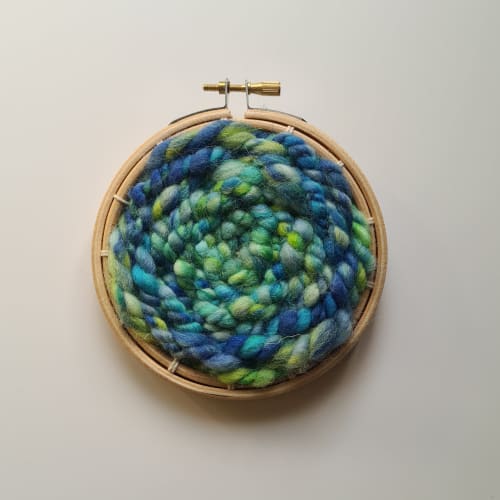 Spirals #1 - Woven Wall Hanging | Tapestry in Wall Hangings by Aurore Knight Art