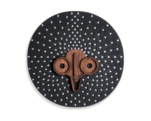Mini Modern African Mask #10 | Wall Sculpture in Wall Hangings by Umasqu