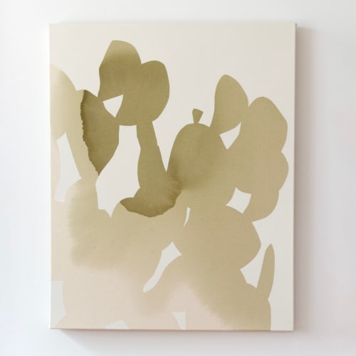 "Gestalt" Original Painting, 30 x 24 inches | Oil And Acrylic Painting in Paintings by Lesley Anderson