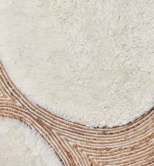 Handmade Half-Moon Wool Jute Wall Hanging – Textured Boho Tapestry Art | Wall Hangings by Swiflo