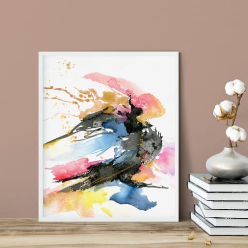 Can't Stop This Fire | Watercolor Painting in Paintings by Brazen Edwards Artist