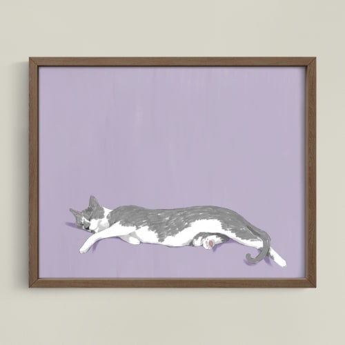 Woodhouse Stretching | Work by The Ugly Cat Studio