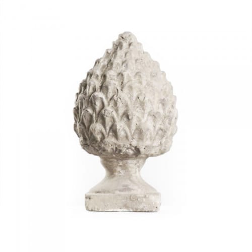 Set of Two Aged Terracotta Artichoke Statue | Sculptures by Kevin Francis Design