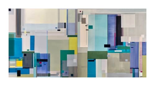 Joy In Being - 48x96 Abstract Painting | Shilo Ratner | Paintings by Shilo Ratner