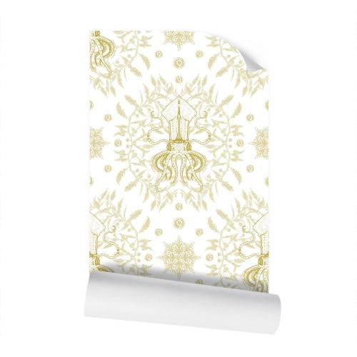 AEON Firefly Squid Daytime Gold | Wallpaper in Wall Treatments by Sean Martorana