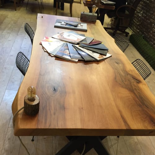 Live edge Black Walnut Table | Dining Table in Tables by Ironscustomwood