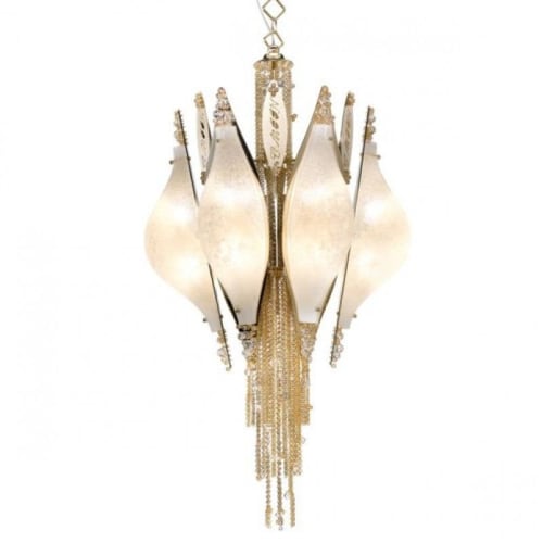 Alan Mizrahi SJ2164 Crystal Moon | Chandeliers by Alan Mizrahi Lighting Design