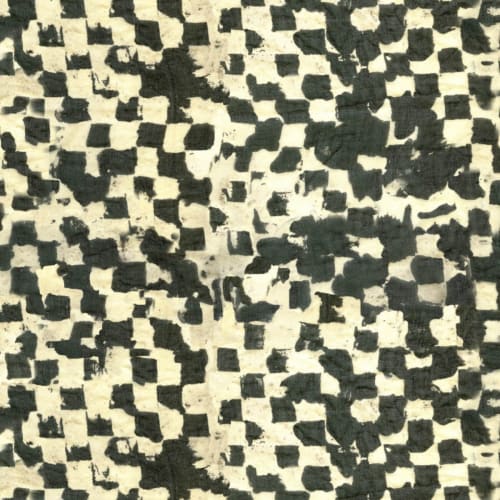 Tjap, Alabaster | Fabric in Linens & Bedding by Philomela Textiles & Wallpaper