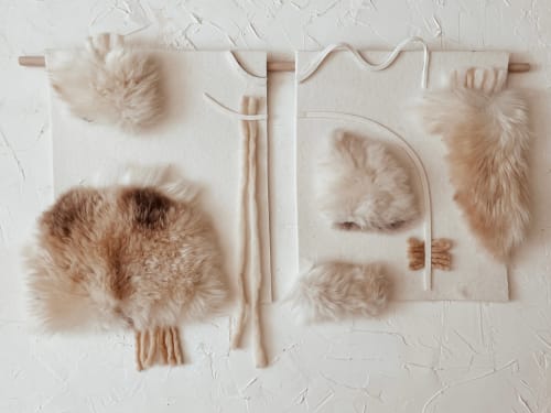 Detstvo Diptych | Macrame Wall Hanging in Wall Hangings by Seven Sundays Studios
