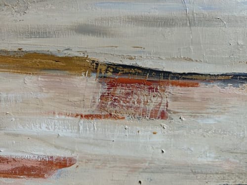 Horizon enfoui - paysage abstrait | Decorative Objects by Sophie DUMONT.