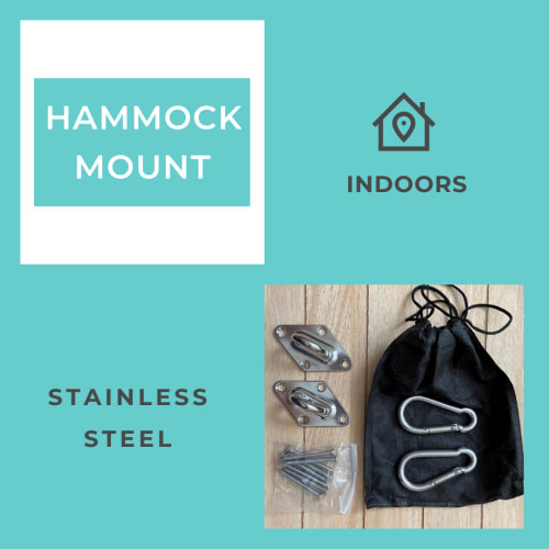 Indoor Hammock Hanging Tool Kit : WOOD Post Mount | Chairs by Limbo Imports Hammocks
