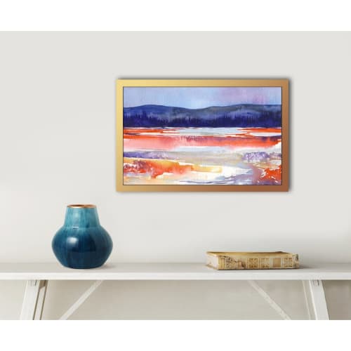 Winter Whisper | Watercolor Painting in Paintings by Brazen Edwards Artist