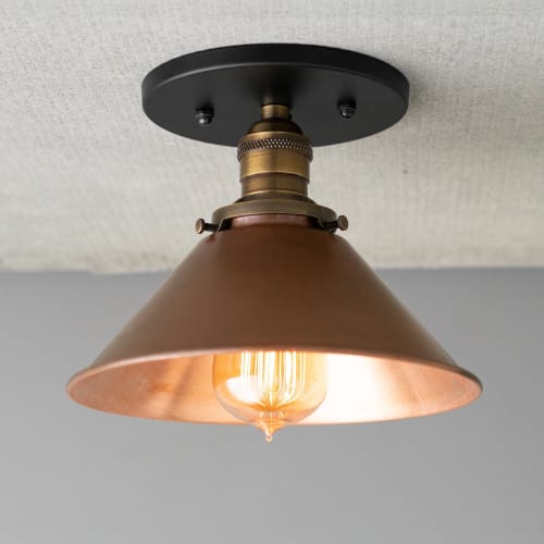 Copper Ceiling Lighting - Model No. 6296 | Flush Mounts by Peared Creation