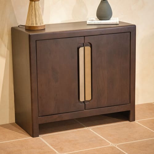 Nora 2 door solid wood Accent Cabinet | Storage by Rosie S
