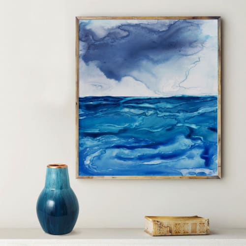 Churning Seas | Paintings by Brazen Edwards Artist