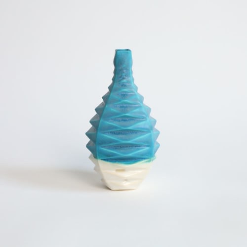 Square in Mediterranean Sea | Vases & Vessels by by Alejandra Design