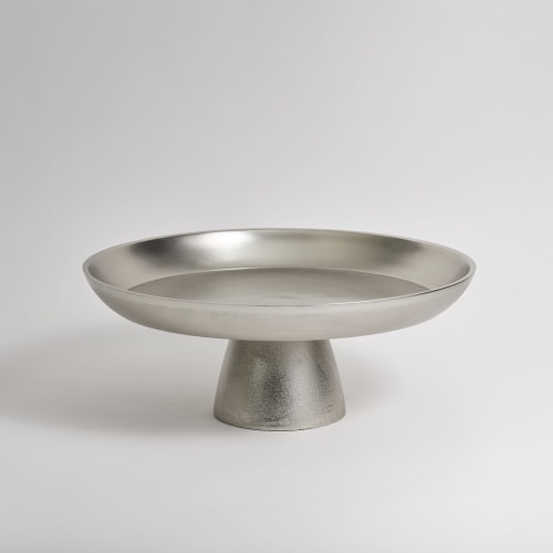 Nickel Large Pedestal | Serveware by The Collective