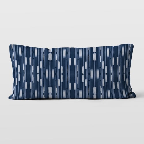 Reeds 12x24 Lumbar Pillow Cover | Pillows by Brandy Gibbs-Riley