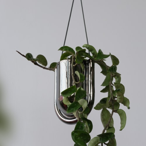 Portico Planter - Chrome | Vases & Vessels by Misewell